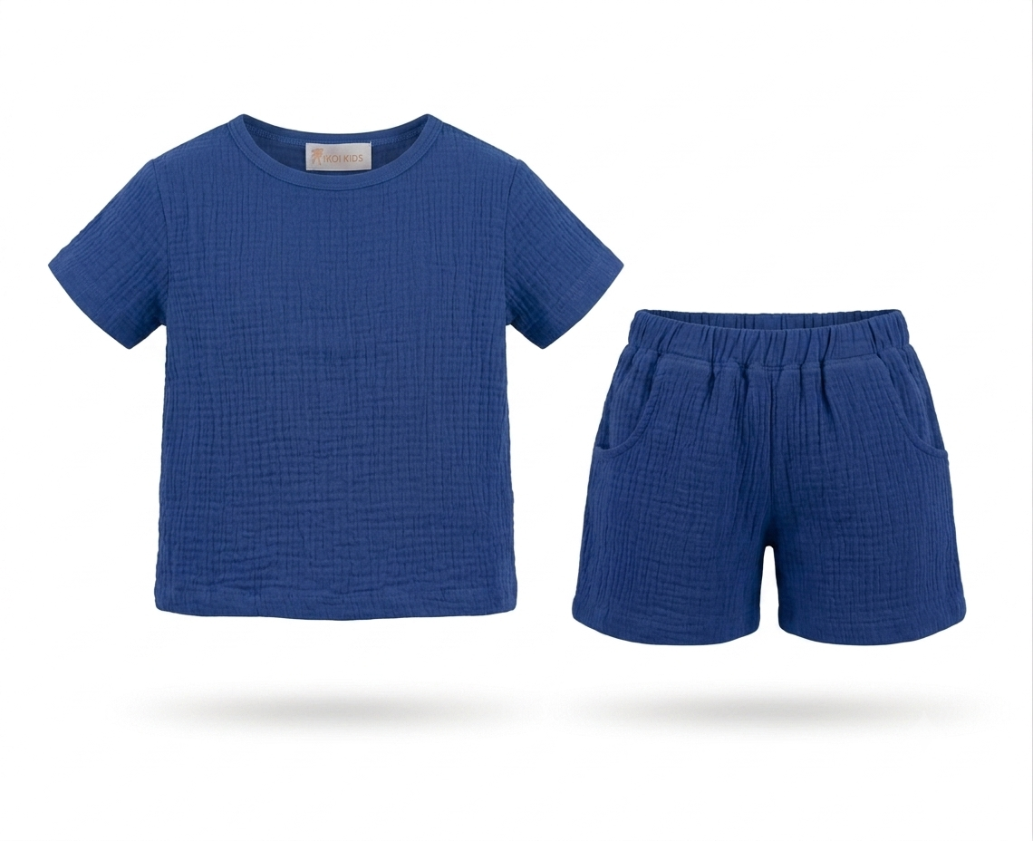 Toddler Two-Piece Double Gauze Cotton Set